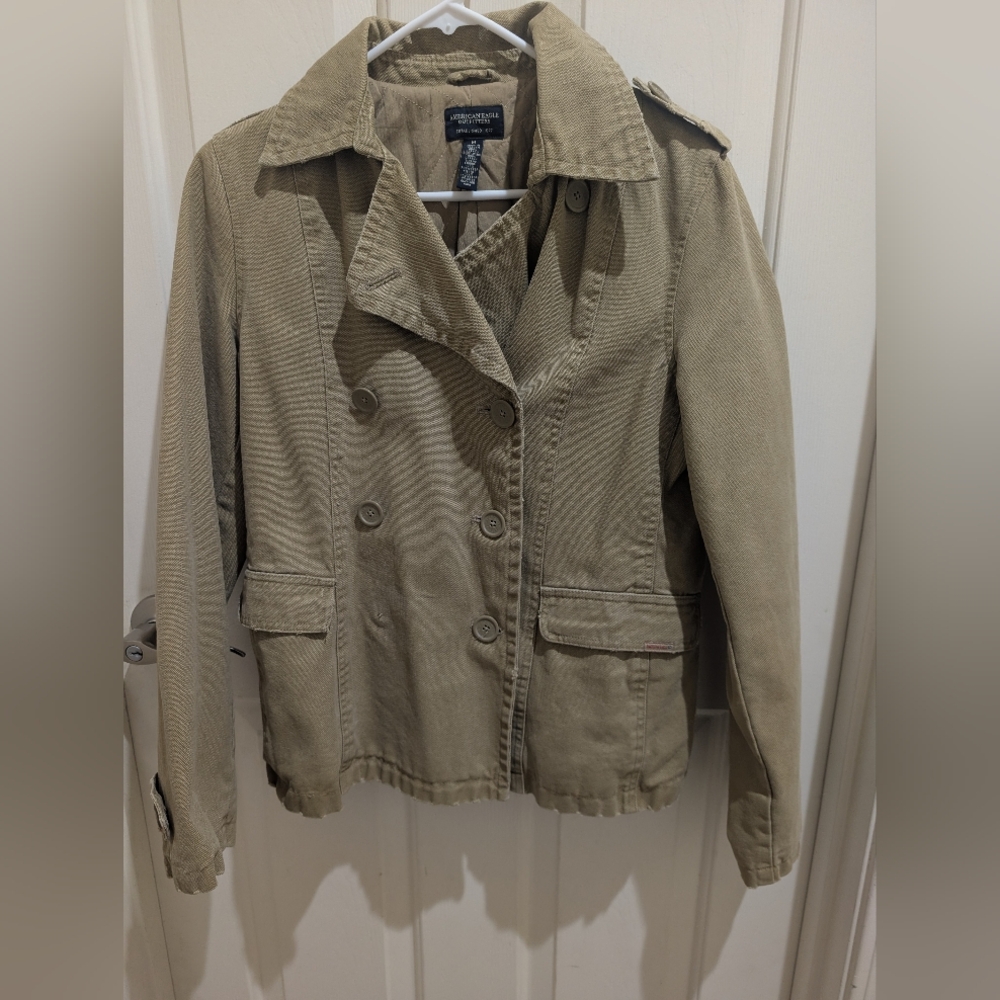 Vintage 100% Cotton American Eagle Medium Chore Jacket